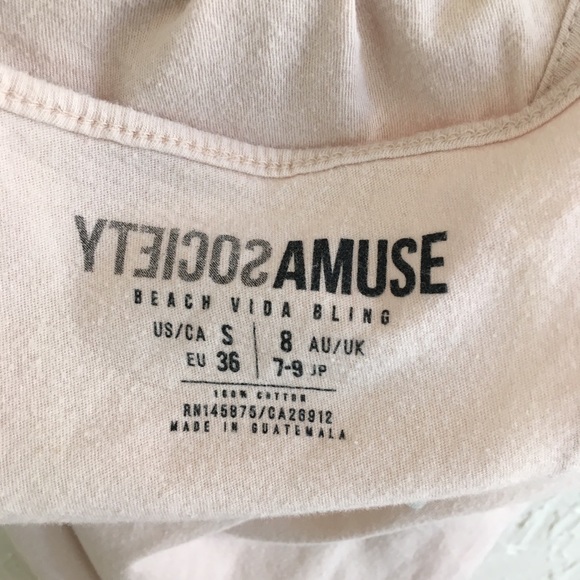 Racerback Tank Top, Pink Blush.  Beach Summer Vibe - Picture 4 of 4